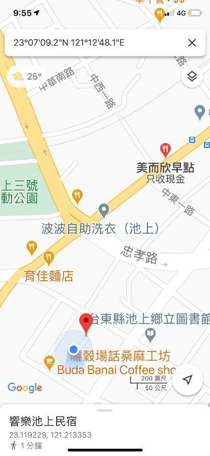 響樂池上電梯民宿1663 Chishang Music Guesthouse Exteriér fotografie